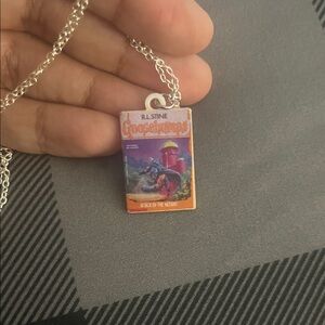 Goosebumps Attack of the Mutant Necklace with Silver Chain